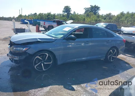 2022 Honda Accord Hybrid Sport from USA, damaged, VIN 1HGCV3F2XNA038119